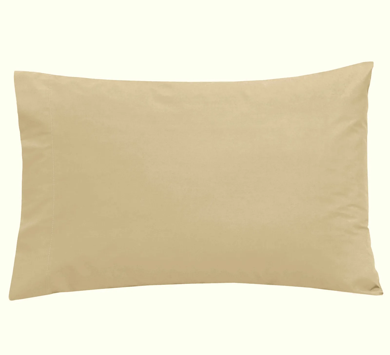 Smart Living Polycotton Bed Linen Luxury Fitted Bedsheet or Pillowcase Non Iron in Natural 2