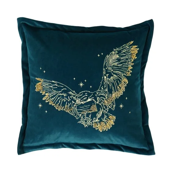 Harry Potter Alumni Hedwig Velvet Square Cushion 2