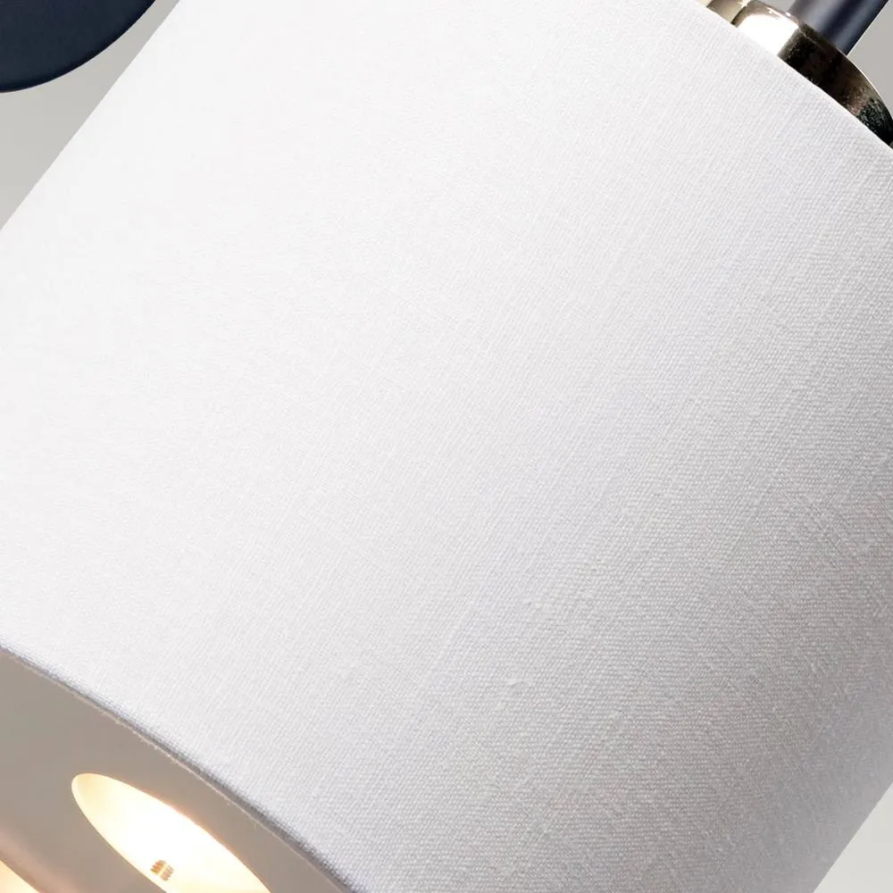Netlighting Balance Wall Lamp with Shade Black Polished Nickel 5