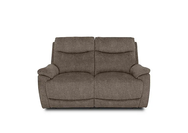 Sloane Fabric 2 Seater Power Recliner Sofa with Power Headrests - Anivia Brown