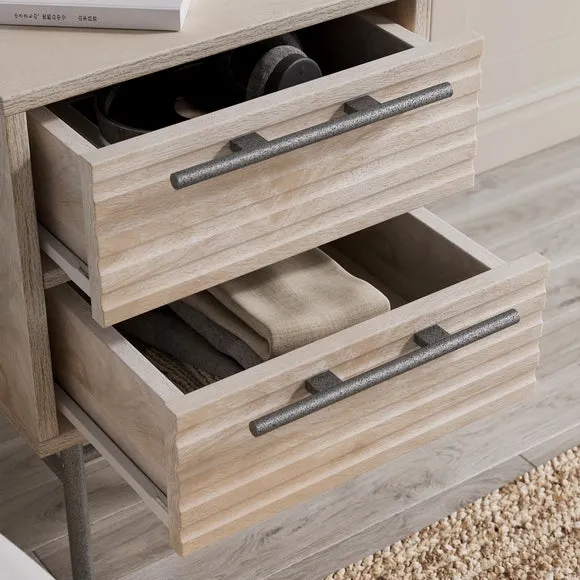 Bryant 2 Drawer Bedside Table 4