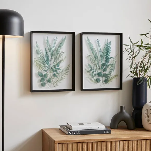 Set of 2 Fern Framed Prints