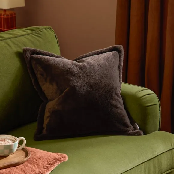 Furn. Kallu Faux Fur Reversible Square Cushion 1