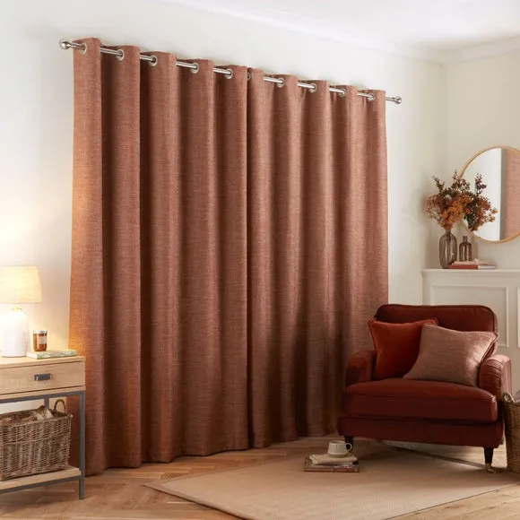 Churchgate Swithland Herringbone Eyelet Curtains (Blackout Available) 4