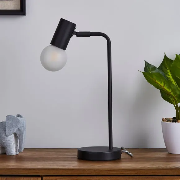 Bradford Matt Black Table Lamp 2
