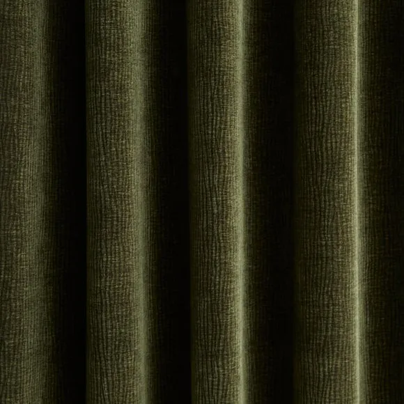 Luxe Textured Chenille Eyelet Curtains 3