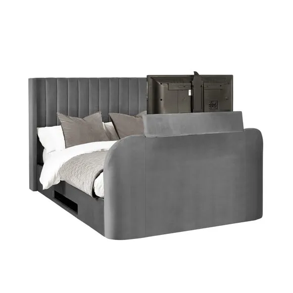 Clara Side Lift Ottoman TV Bed Frame 6