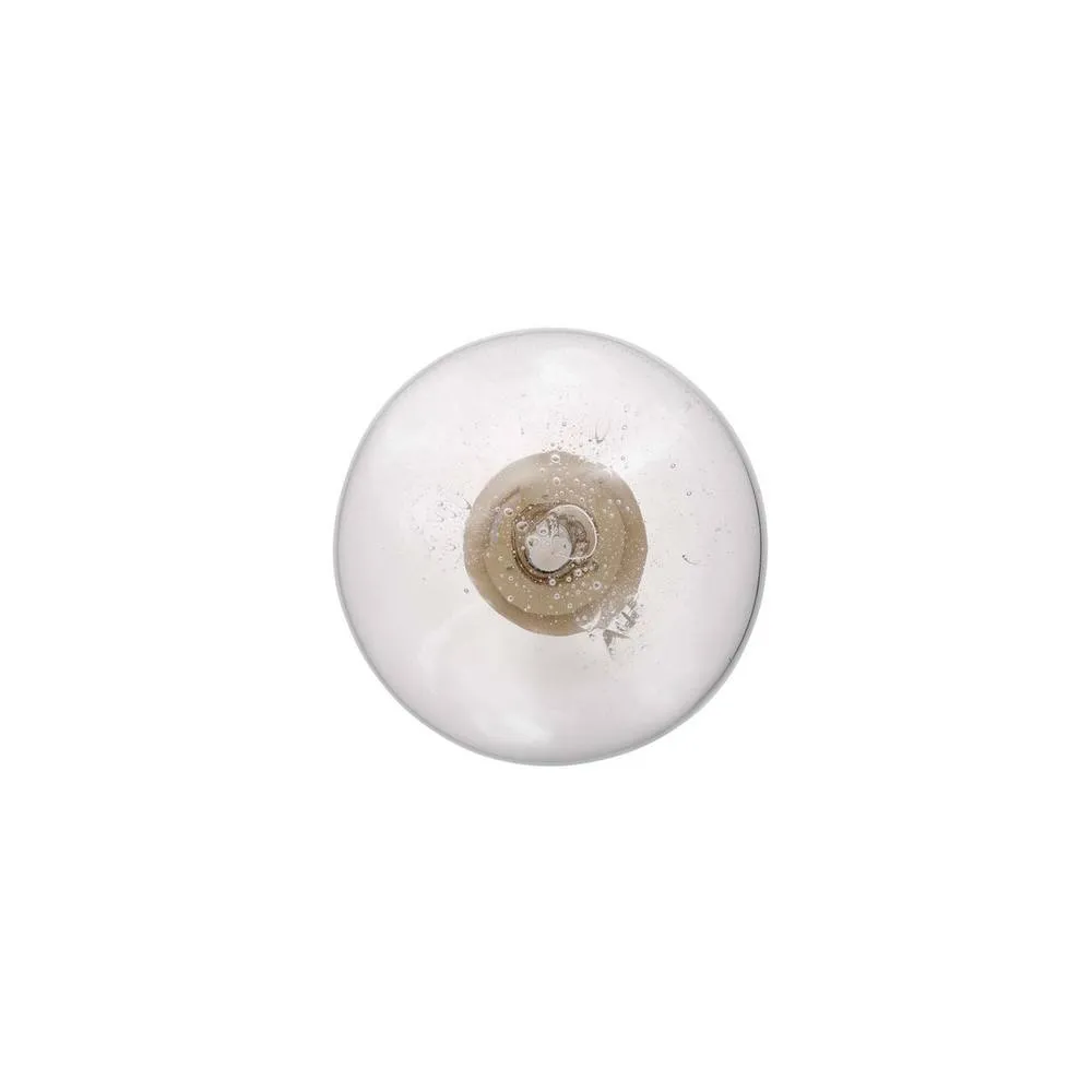 Netlighting King 22cm Wall Lamp Brass Gold Blown Clear LED G9 1x5W 4