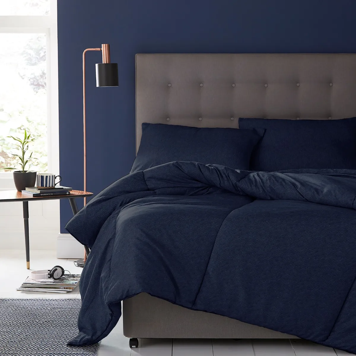 Silentnight Printed Duvet - 10.5 Tog and Printed Pillow Pair Set - Single