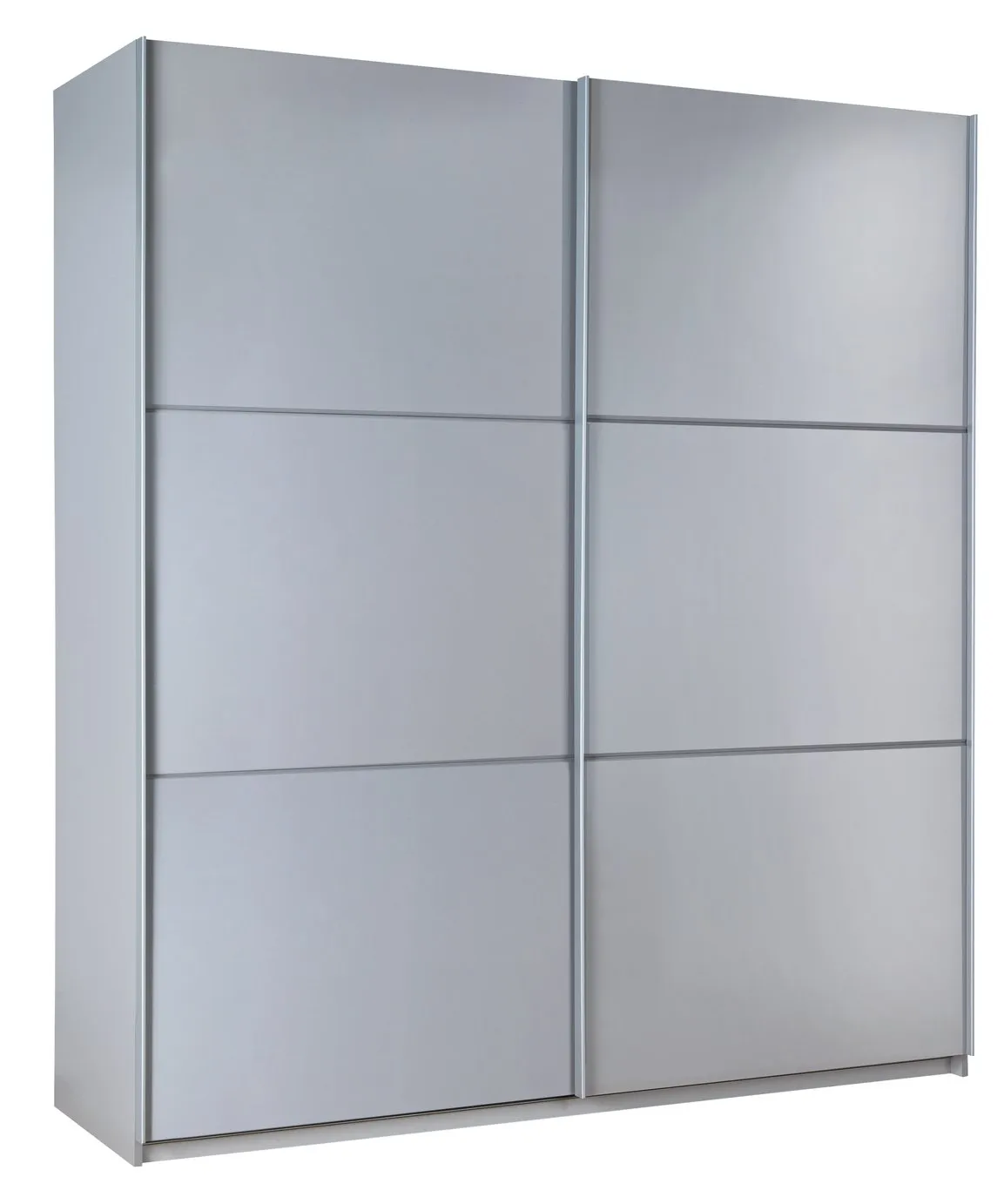 Habitat Holsted Grey Gloss Large Sliding Wardrobe
