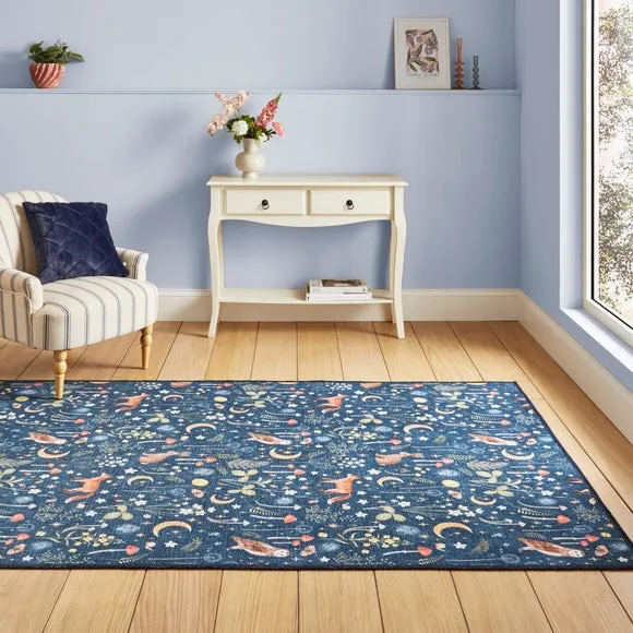 Catherine Lansfield Twilight Animals Rug 1