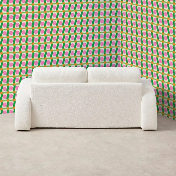 Yinka IIori Half Moon Boucle 2 Seater Sofa 2