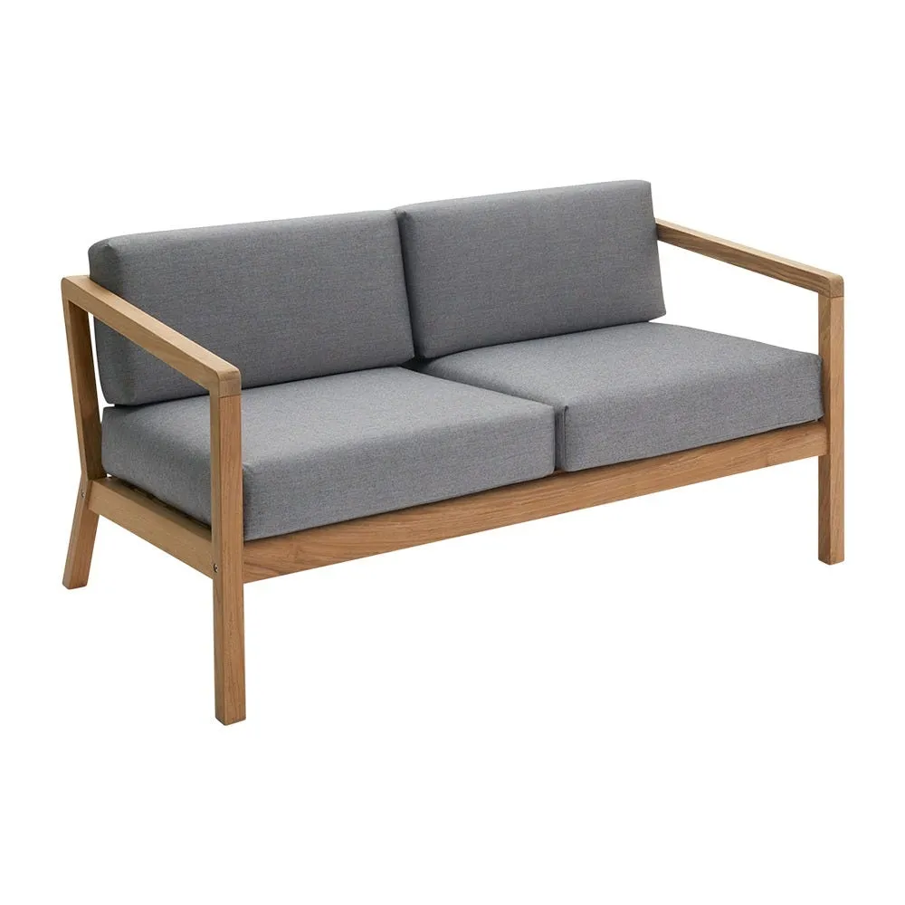 Fritz Hansen Virkelyst Outdoor 2 Seater Sofa in Ash 2