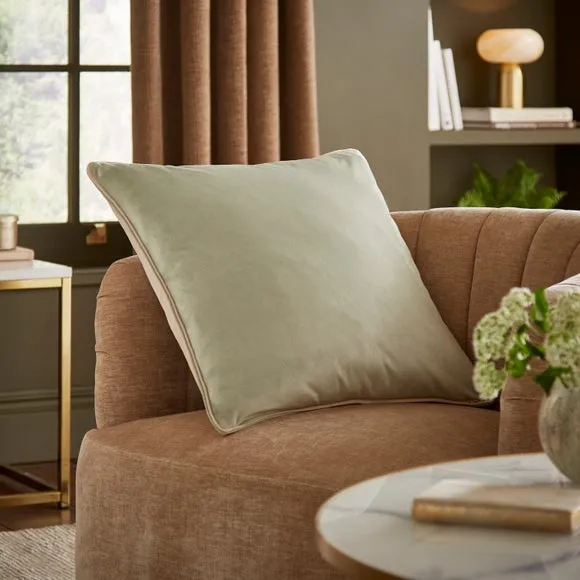 Luxe Velour Contrast Square Cushion 2