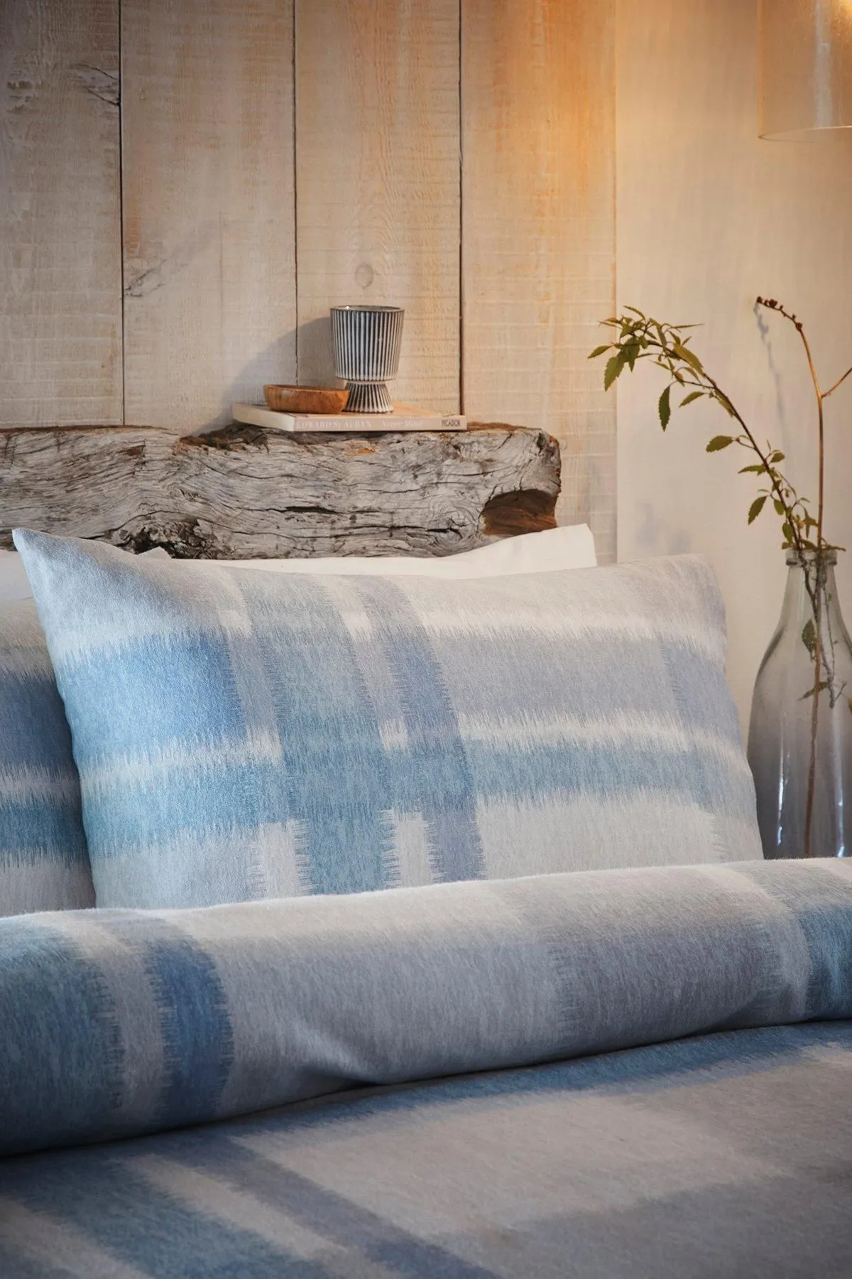 Appletree 'Verbier' 100% Brushed Cotton Duvet Cover Set in Blue 2