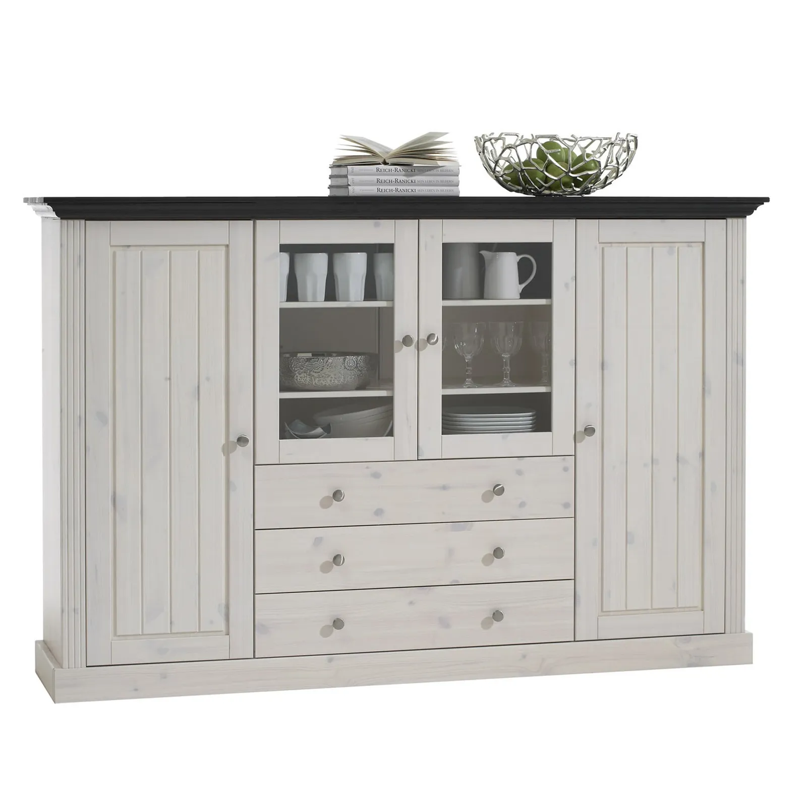 Monaco White Glazed Sideboard White