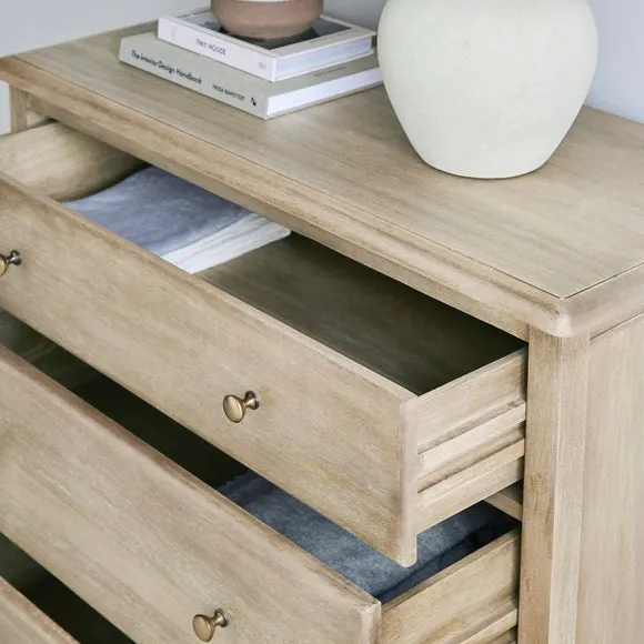 Giselle 3 Drawer Chest, Mango Wood 3