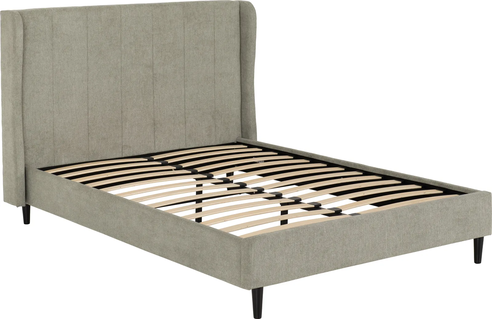 Seconique Amelia 4'6" Double Bed in Grey 4