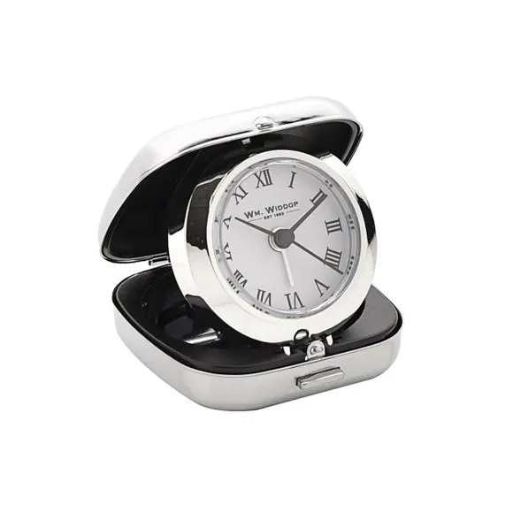 Widdop Silver Metal Cased Alarm Clock 3