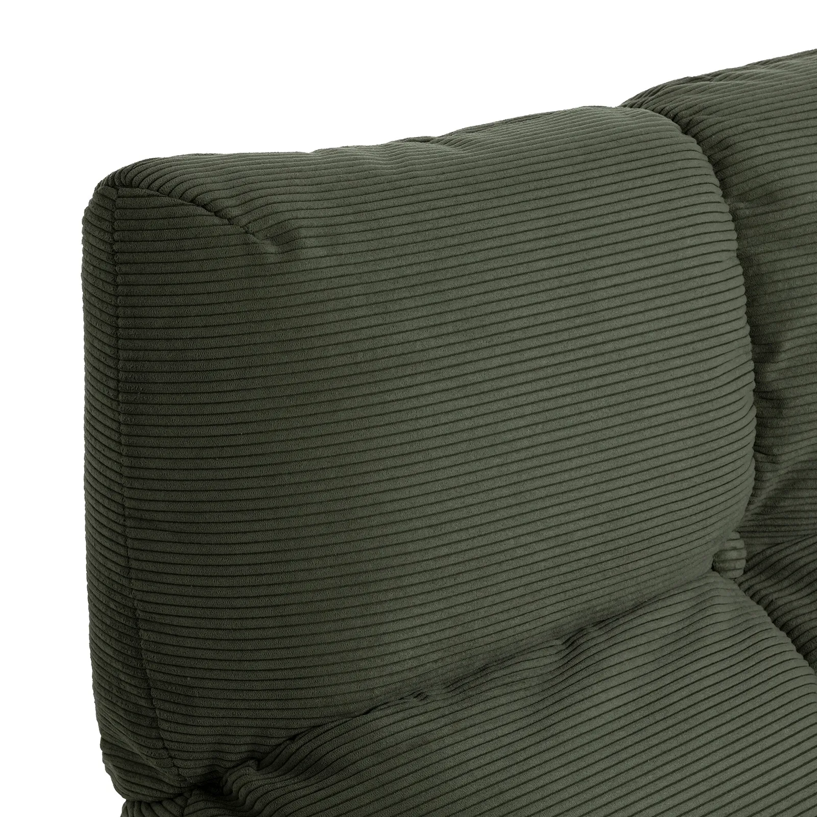 Bryce 2 Seater With Armrest Right Modular Sofa, Green Fabric | Barker & Stonehouse 5