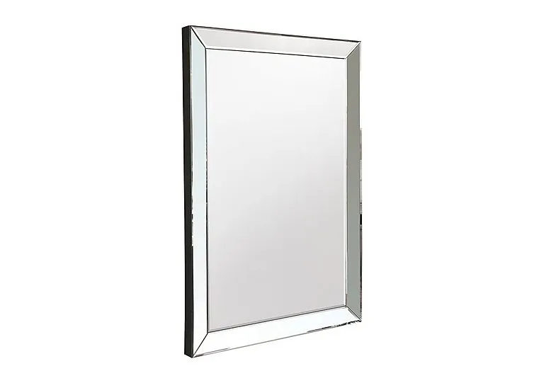 Luna Rectangle Mirror - Silver