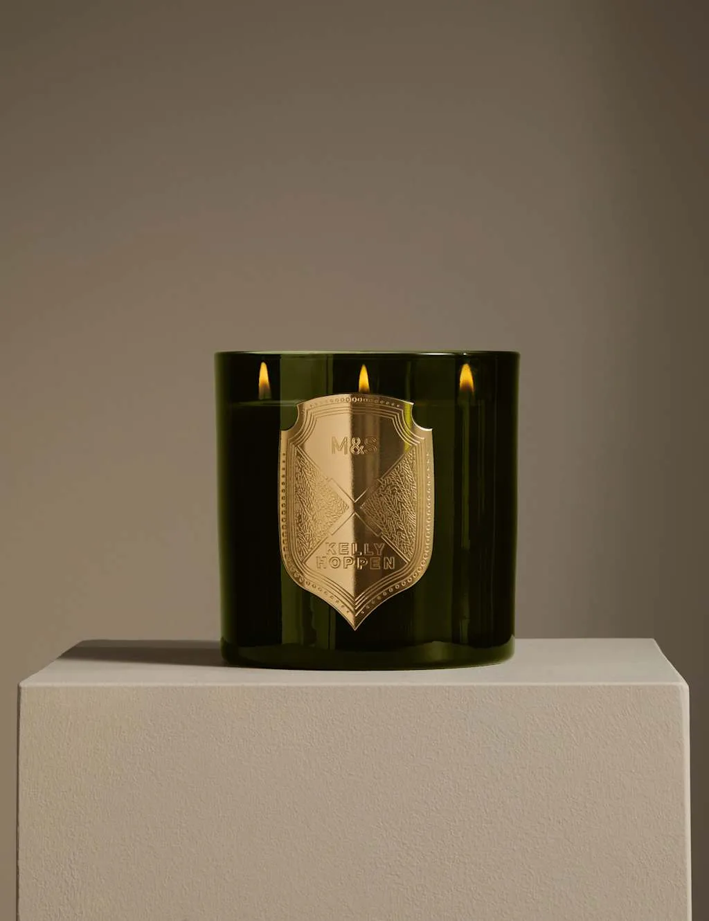 M&S X Kelly Hoppen No. 3 Fragrance 3 Wick Candle White Mix