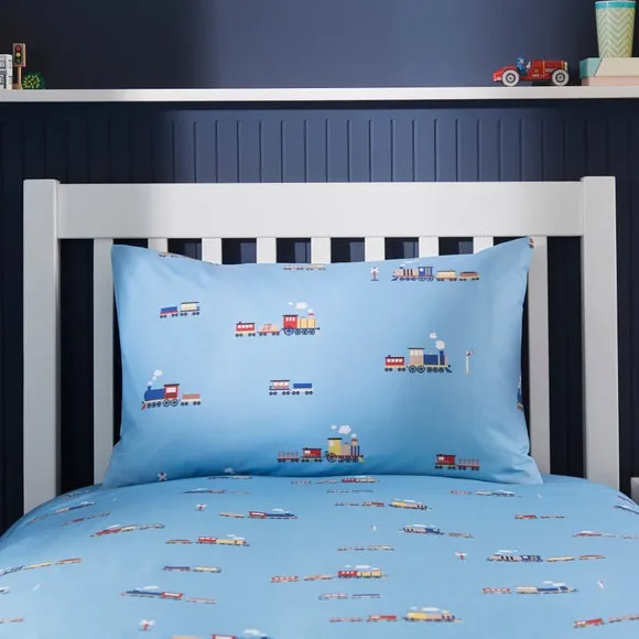 Little Trains Quilt Cover and Pillowcase Set 2