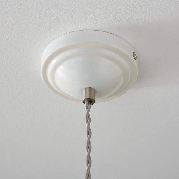 Lilbourne Ribbed Ceramic Pendant Light 4