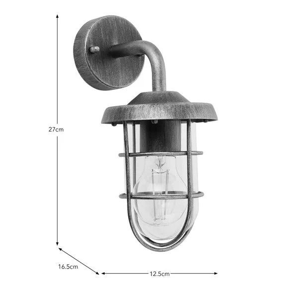 Barker Industrial Outdoor Wall Light 6