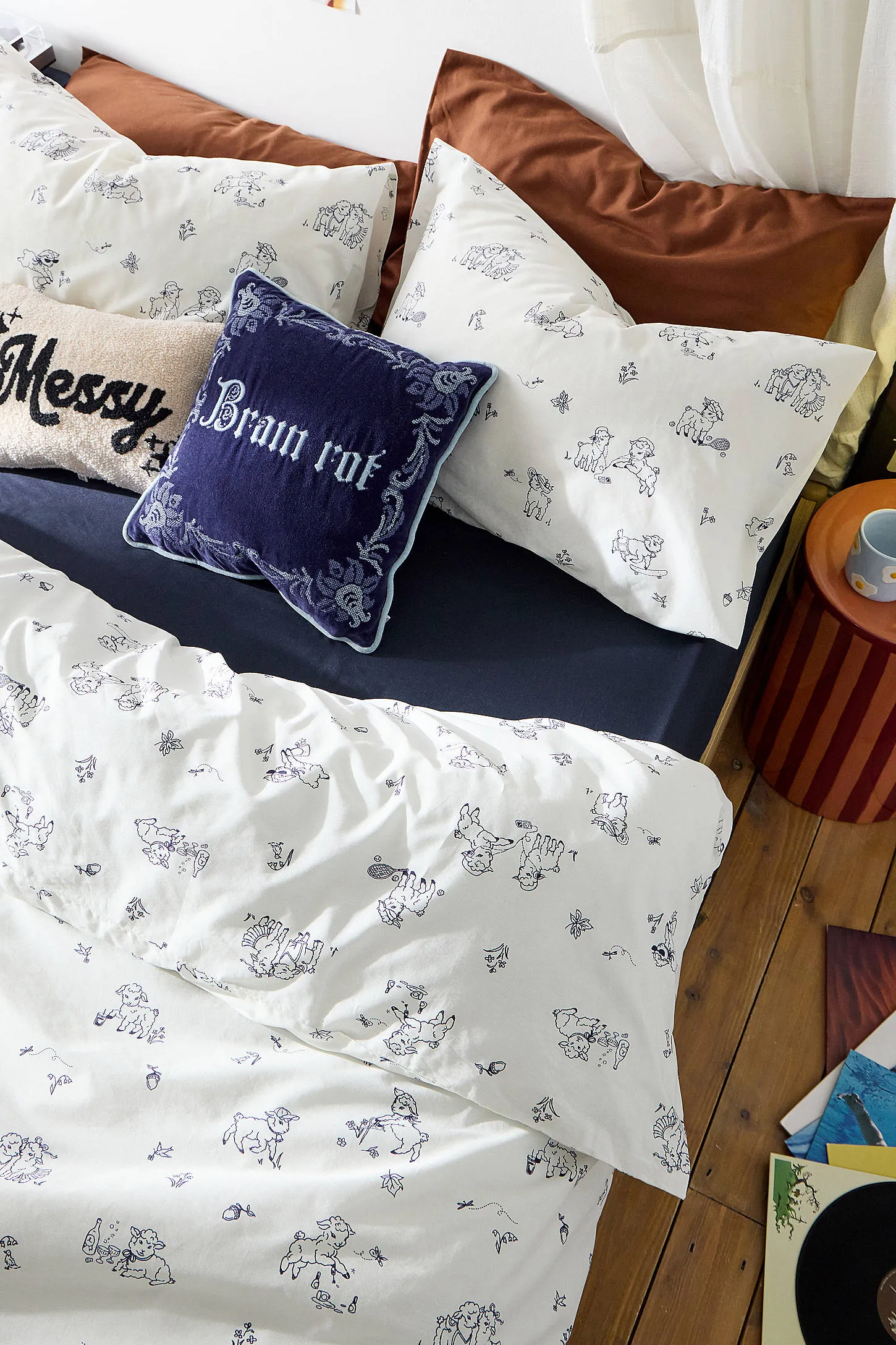Sassy Lamb Duvet Set - White 3