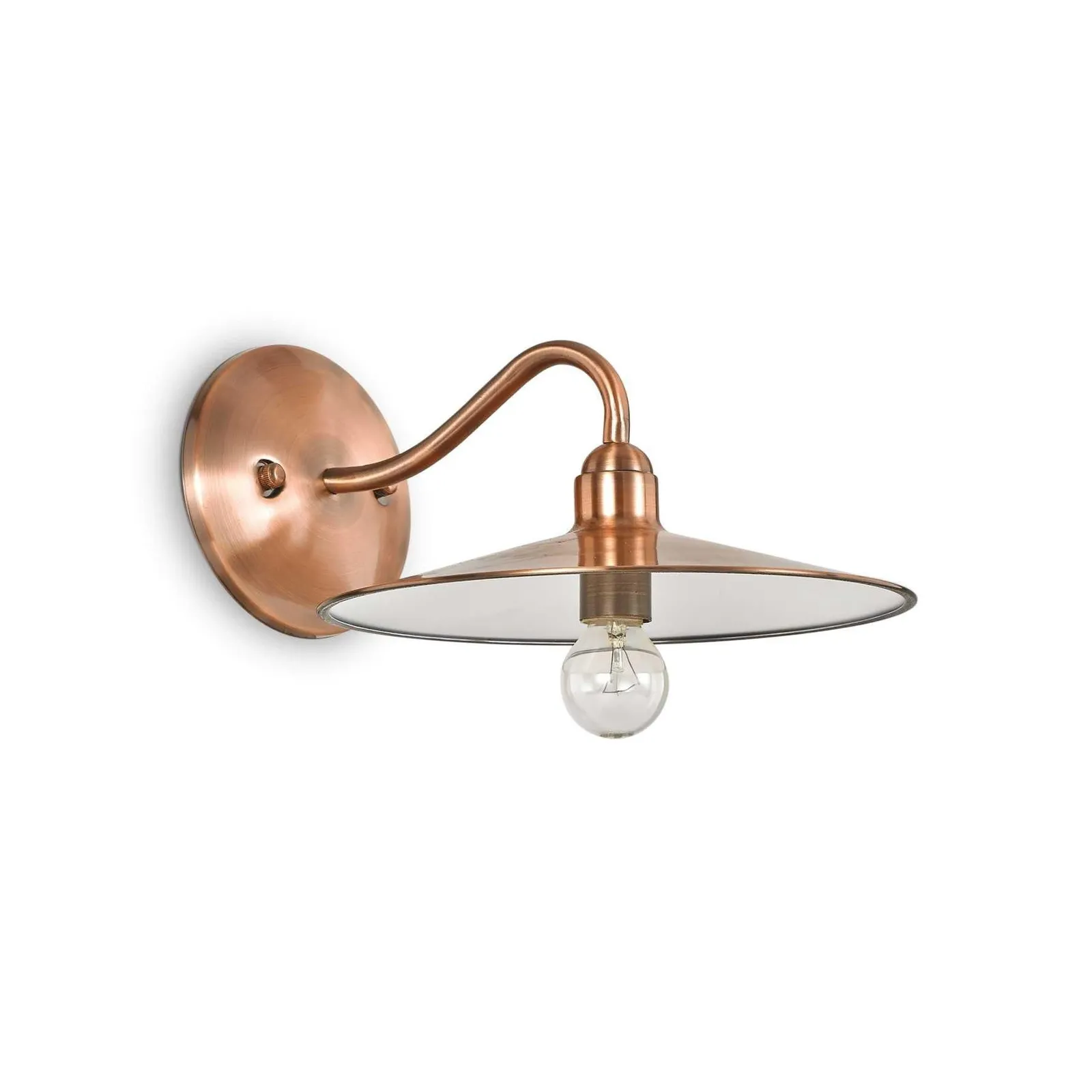 Netlighting Cantina 1 Light Indoor Dome Wall Light Copper E14