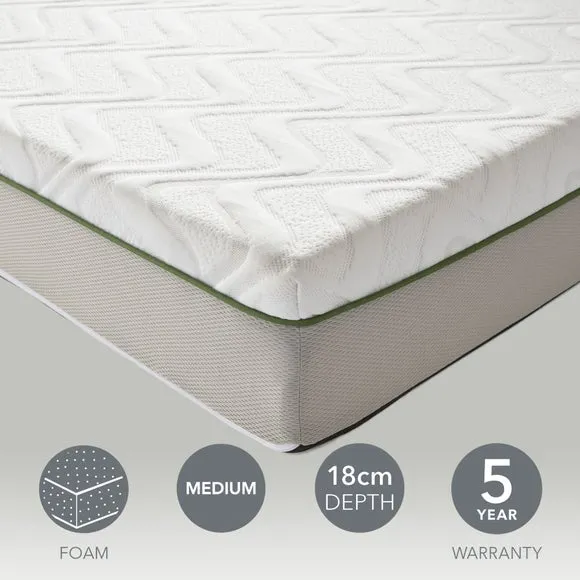 Return - Comfortzone Memory Foam Rolled Mattress - Single
