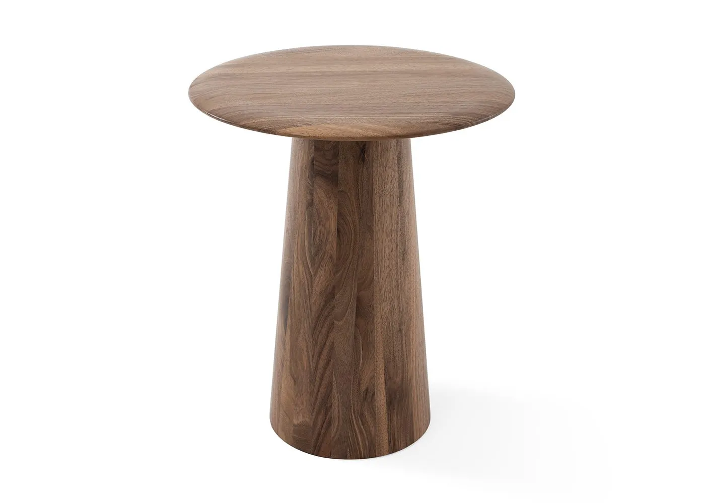 Gazzda Mushroom Side Table Walnut 40cm 1