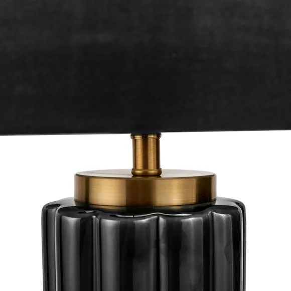 Lushan Scalloped Ceramic Table Lamp 3