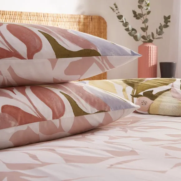 Furn. Amarosa Abstract Single Duvet Cover Set, Pink 3