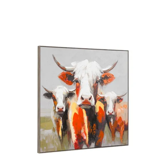 Cedar and Sage Farm Animal Band Framed Canvas 3