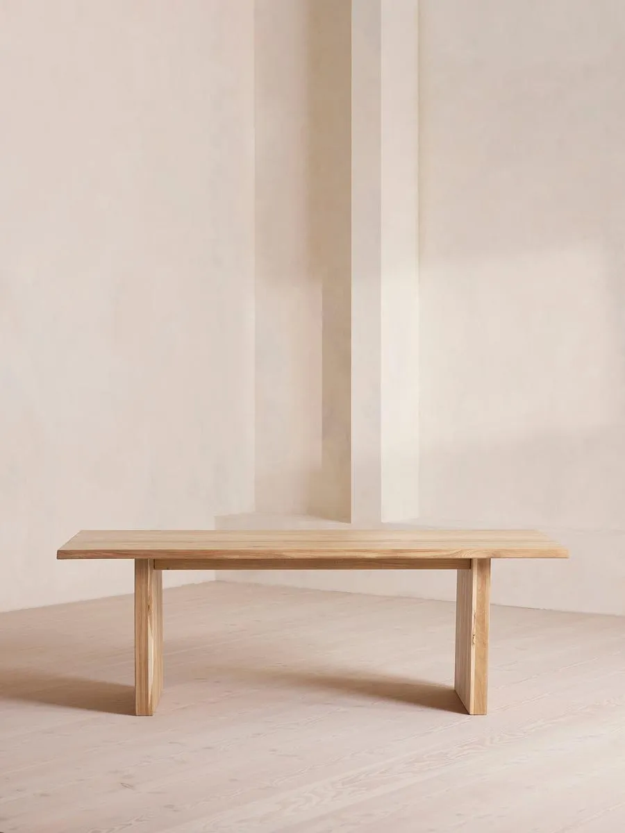 Matis Dining Table, Grey Oak, 240cm