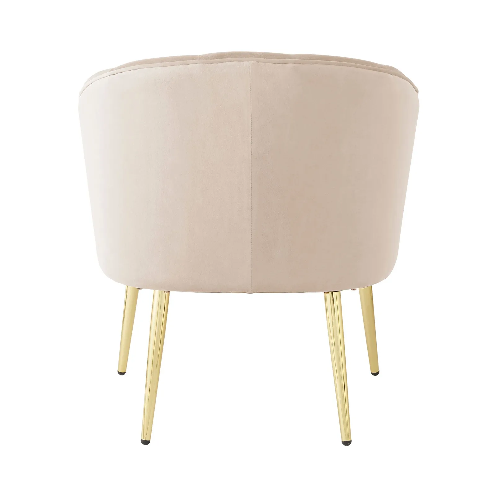GFW Pettine Velvet Accent Chair in Natural 5
