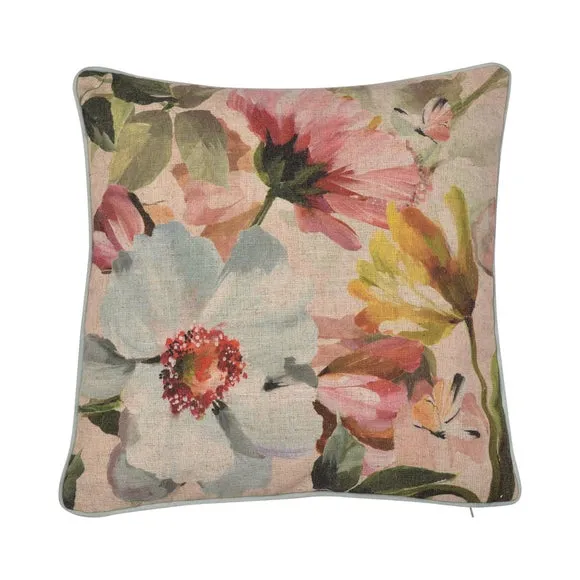 Serenity Floral Square Filled Cushion 3