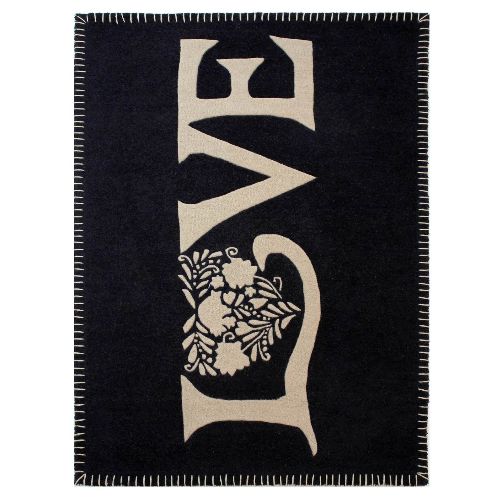 Love Rug Charcoal