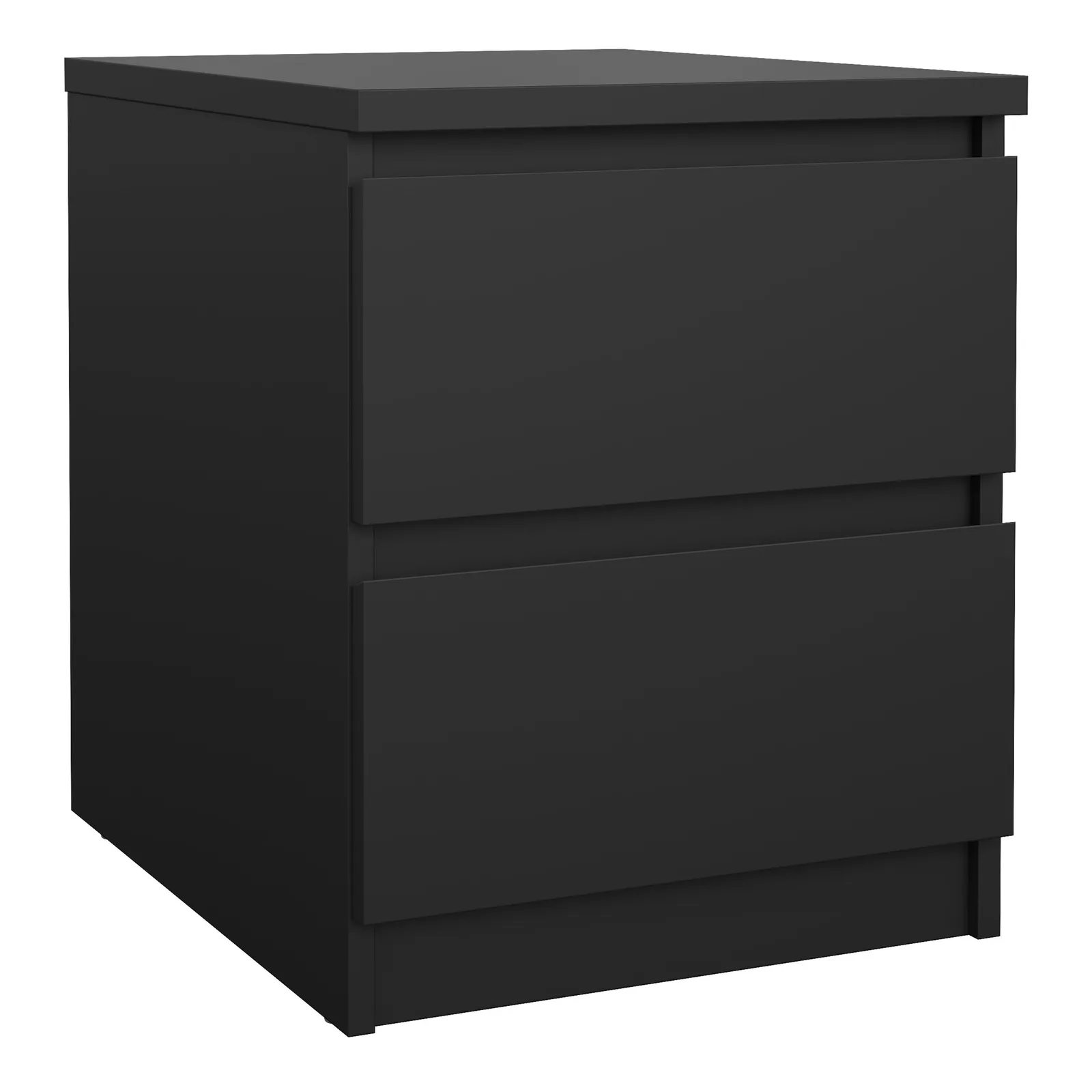 Furniture To Go Naia Bedside 2 Drawers in Black