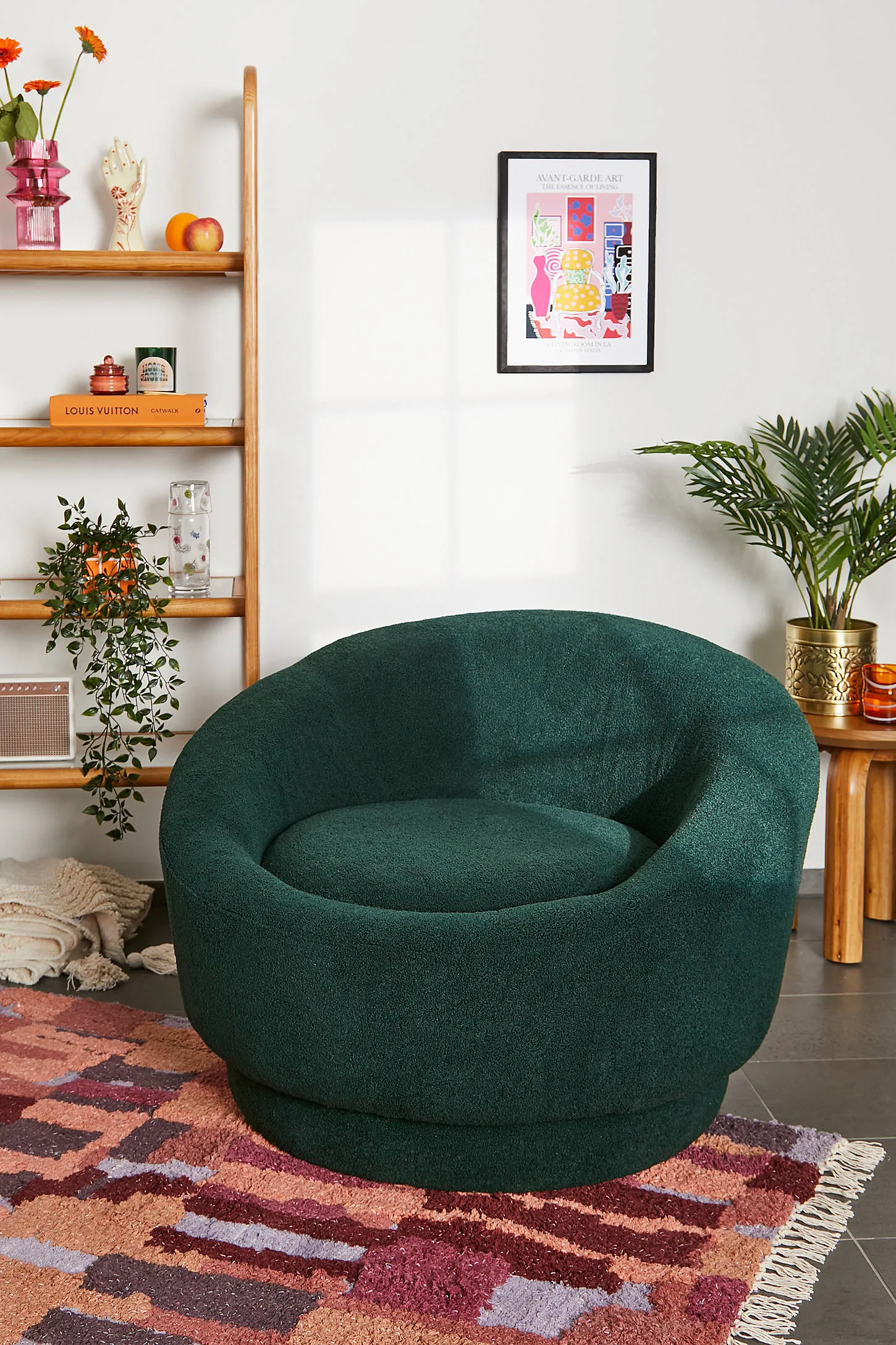 Helios Green Swivel Chair - Green ALL