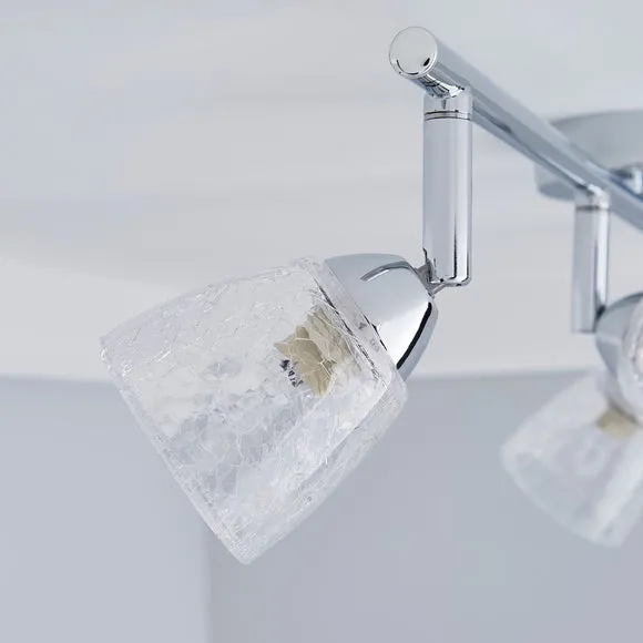 Balston 4 Light Glass Semi Flush Spotlight Bar 3