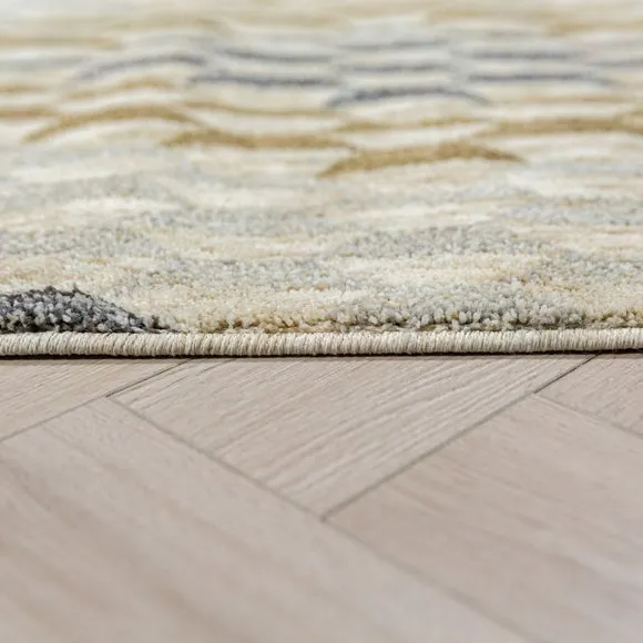 Pixel Geometric Carved Rug 4