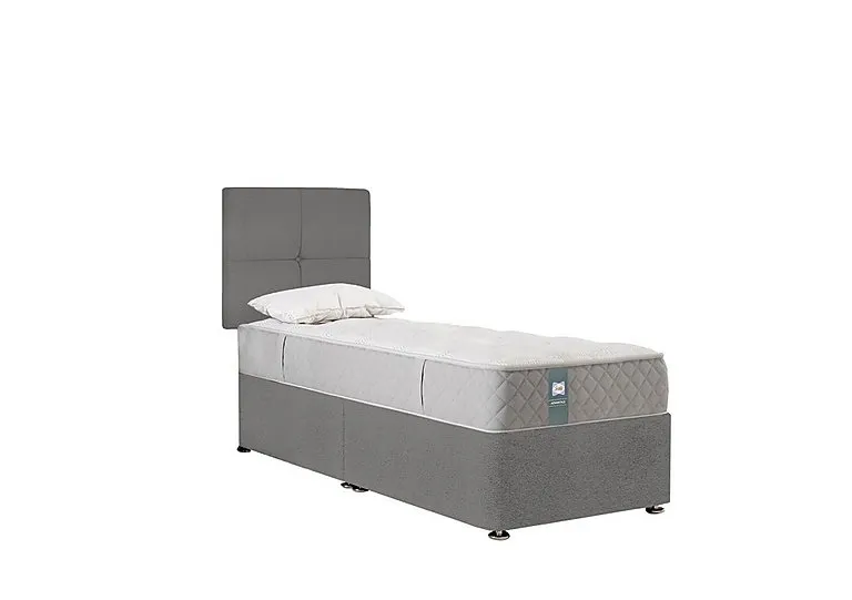 Claremont Divan Set - Single - Wool Silver Fox