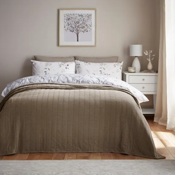 Chenille Textured Throw Blanket 235cm x 235cm 1