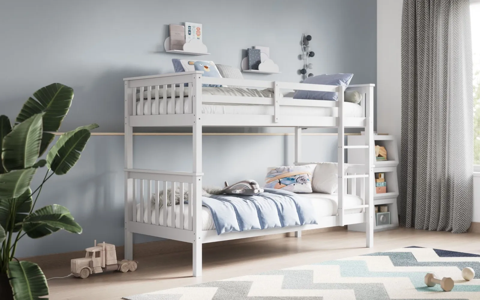 Flair Zoom Bunk Bed Small Single in White 2