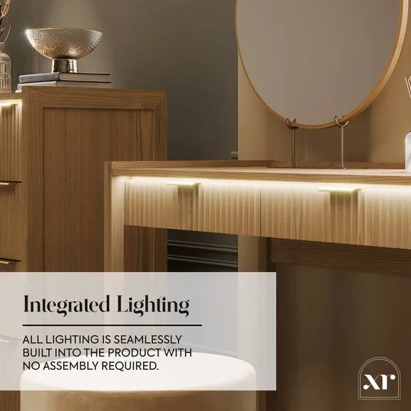 XR Living Dakota Dressing Table with App Controlled LED Lights 3