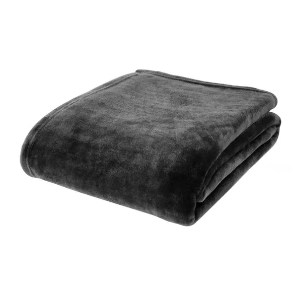 Catherine Lansfield Raschel Velvet Touch Throw Blanket 130cm x 170cm 4