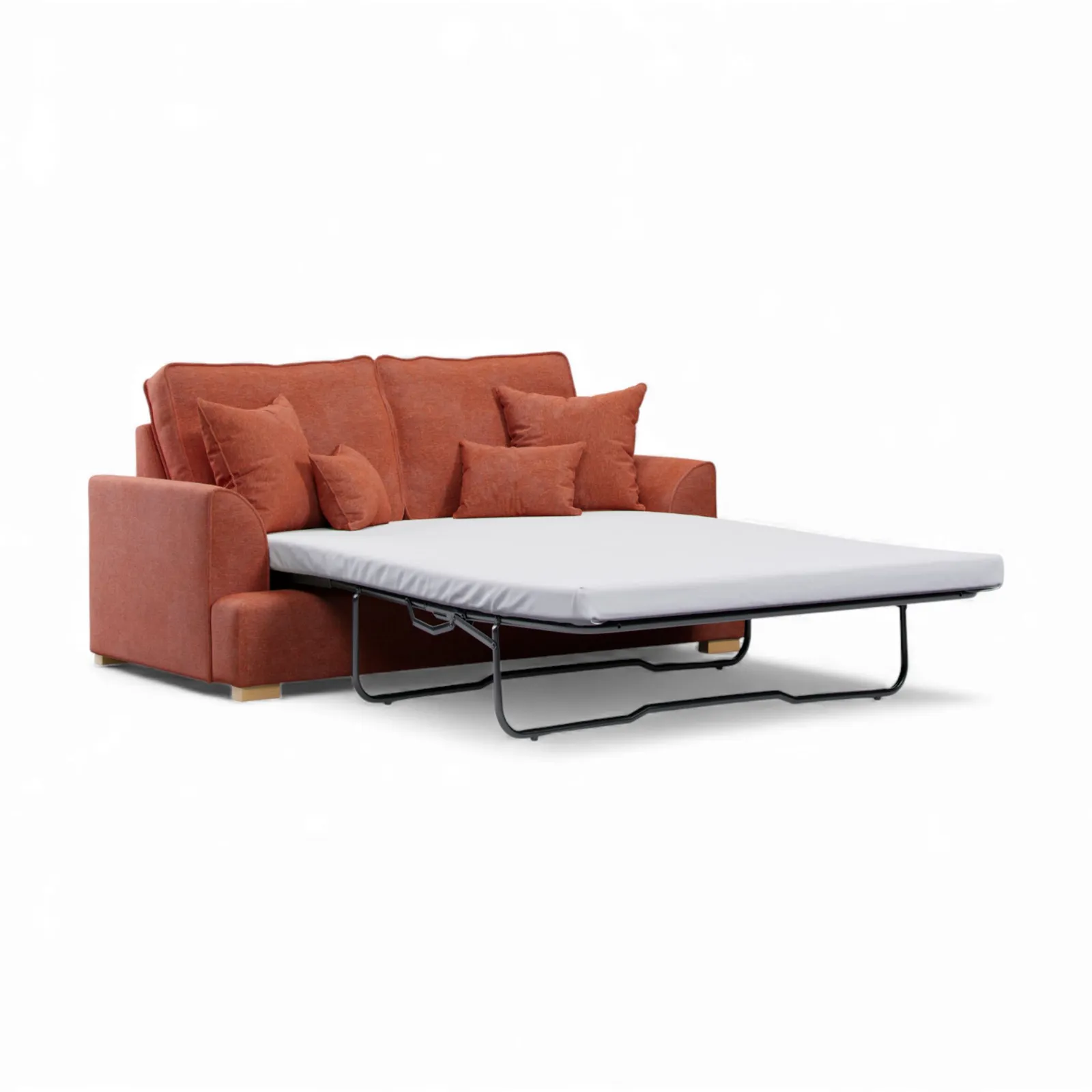 The Great Sofa Company Ophelia Chenille Sofa Bed in Red 2
